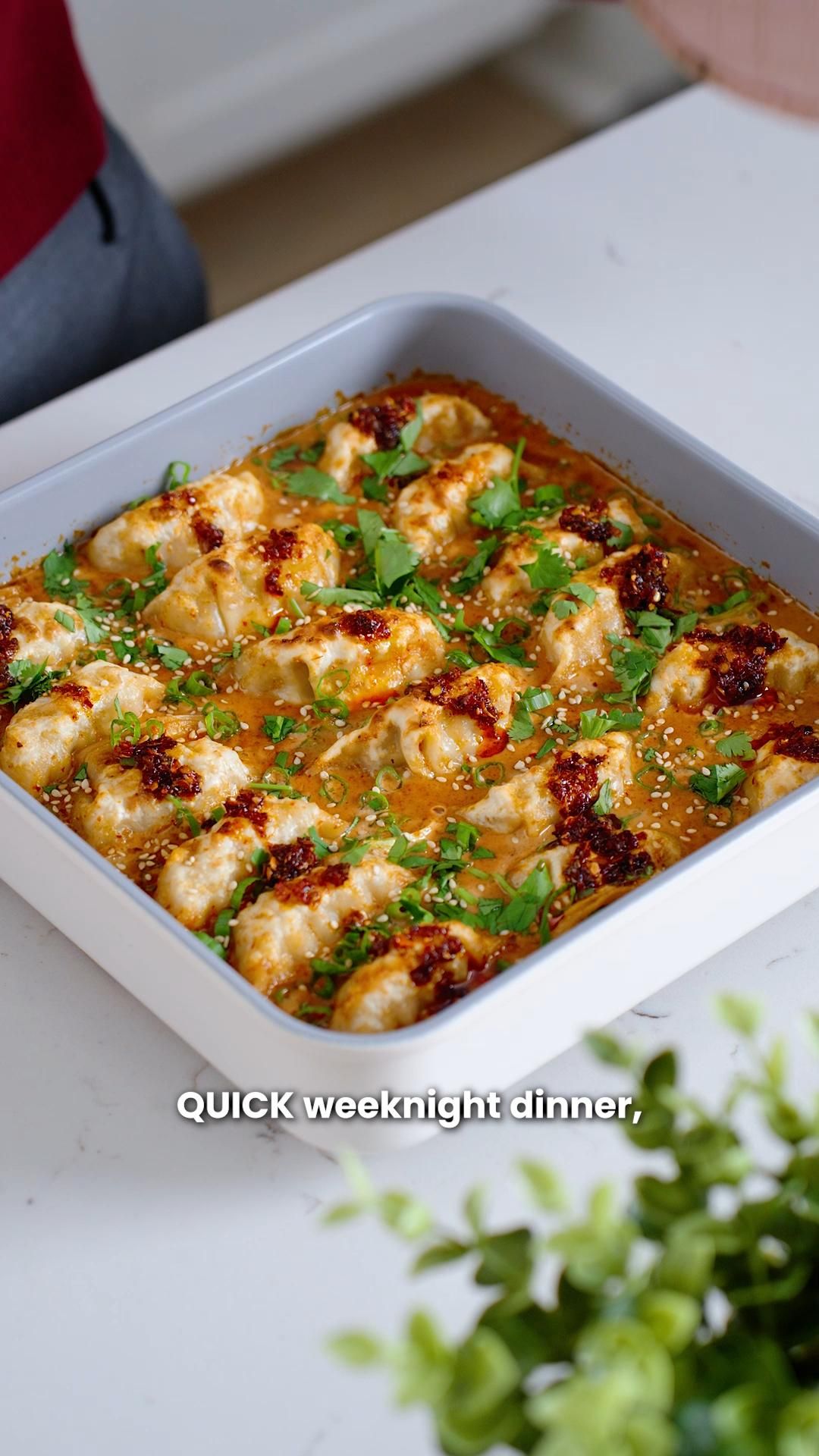 Viral Dumpling Bake