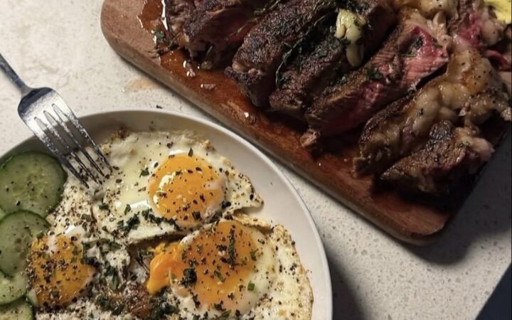 grilled flank steak chimichurri board